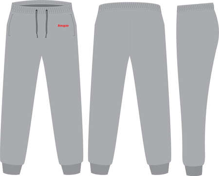 Sweat Pants Design Templateのイラスト素材