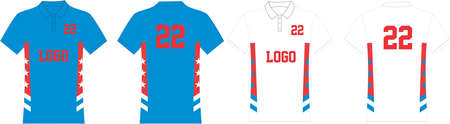 custom Design Half sleeves t shirts mock ups designs illustrations templates vectorsのイラスト素材