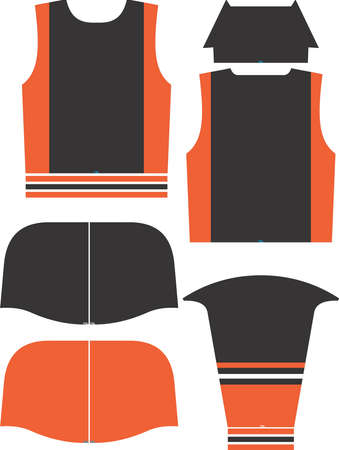 Sports Hoodie Adjust in Patternのイラスト素材