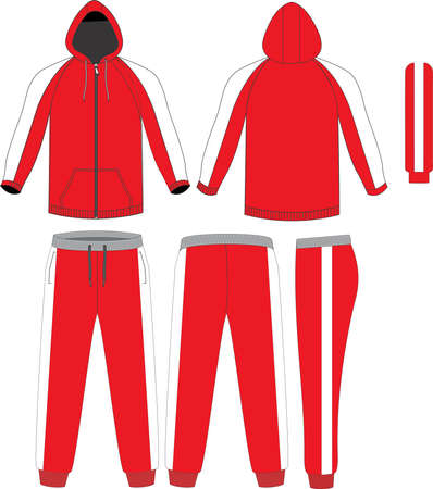 Track Suit Mock Ups Templates Vectorsのイラスト素材