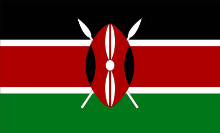 Kenya Flag Designのイラスト素材