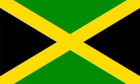 Jamaica Flag Designのイラスト素材
