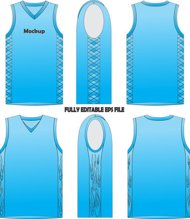 Set of sport t-shirt design templates. Vector Illustration.のイラスト素材