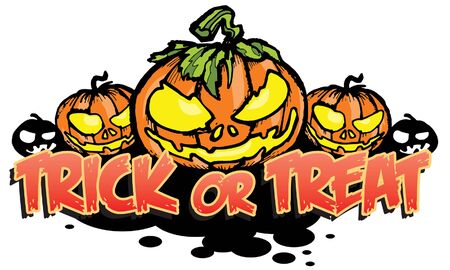 Halloween Vector Illustration Suitable For Graphic Design Projectのイラスト素材