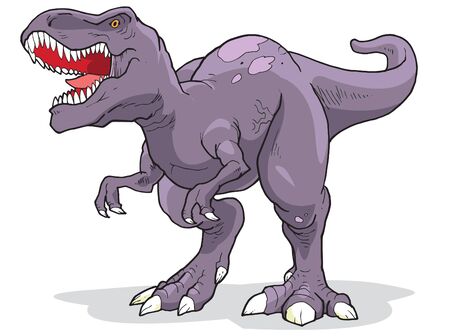 Tyrannosaurus Vector Illustration Suitable For Graphic Design Projectのイラスト素材