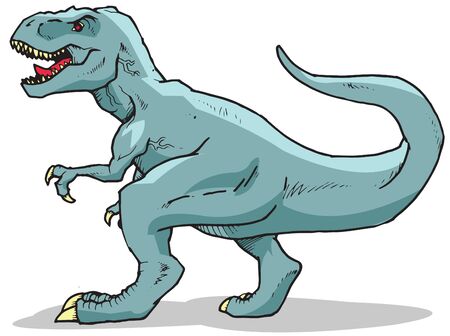 Tyrannosaurus Vector Illustration Suitable For Graphic Design Projectのイラスト素材