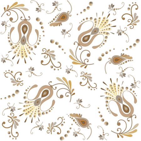 Floral background.のイラスト素材