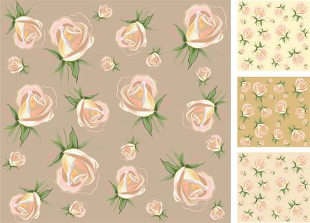 Background.  Rose.のイラスト素材