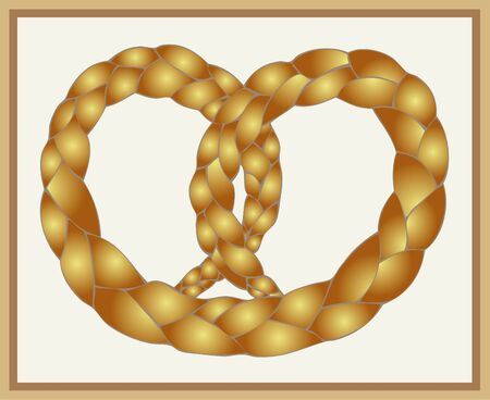 Illustration bread. Beautiful batch. Beautiful menu.のイラスト素材