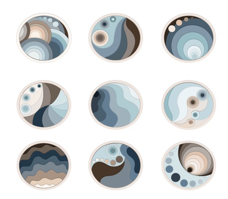 Business Design elements ( icon ) set for print and web. のイラスト素材