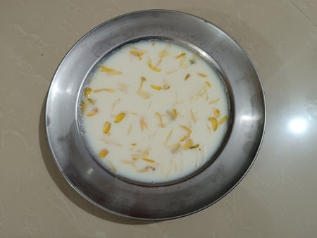 Dessert with coconut milk.の写真素材