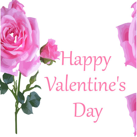 happy valentine's day 2022のイラスト素材