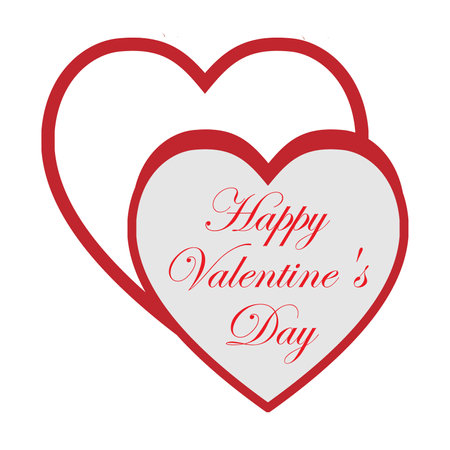 happy valentine's day 2022のイラスト素材