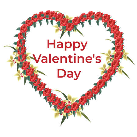 happy valentine's day 2022のイラスト素材