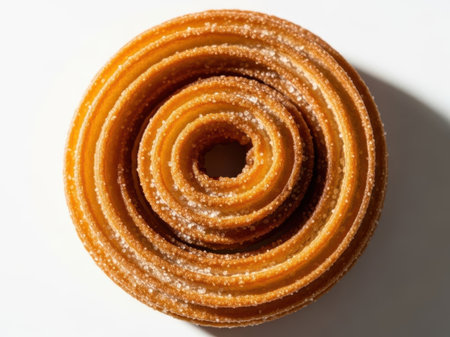 Churro isolated on white backgroundの素材