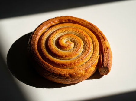 Delicious pastry isolated on white backgroundの素材