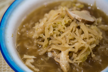 Chinese food - stewed sauerkrautの写真素材