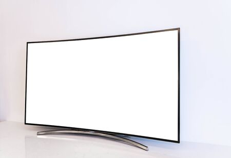Curved ultrawide TVの写真素材