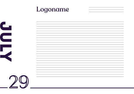 Monthly planner template. January 2019. White background. Vector illustration.のイラスト素材