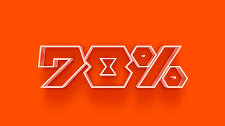 70% OFF Sale Discount Banner. Discount offer price tag.  Vector Illustration.の写真素材