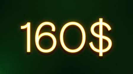 Illustration of a neon sign with the date of the number 16の写真素材