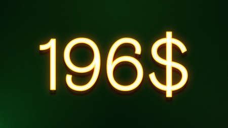 Illustration of a neon sign with the numbers of the year 2019の写真素材