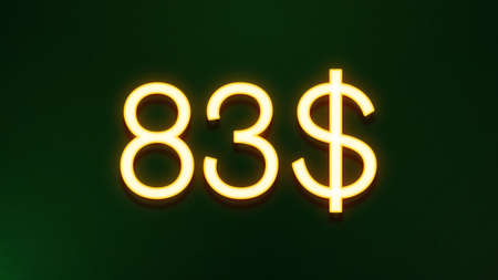 Illustration of a neon sign with the numbers 830 and an inscriptionの写真素材