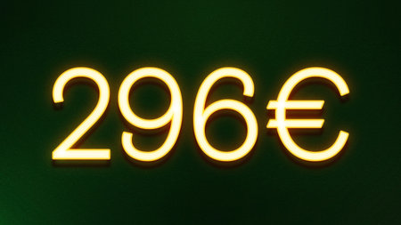 Illustration of a neon sign with the number 2019 on a dark background