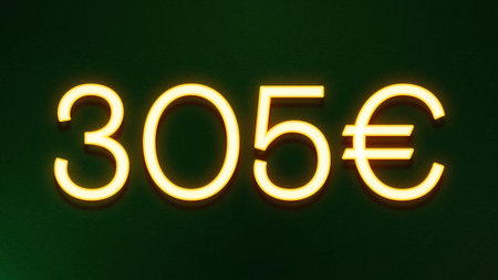 3D rendering of a 50 euro sign on a green background.の写真素材