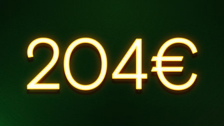 Illustration of a neon sign for the new year 2014 on a dark background