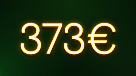 3D rendering of a neon sign with the word 35 euro.