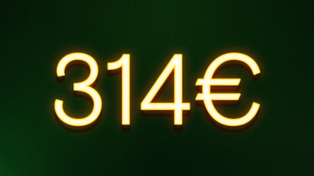 Illustration of a neon sign with the number 31 and the word