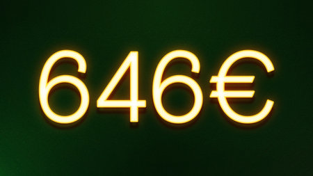 Illustration of a neon sign with the numbers sixty-six.