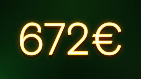 Illustration of a neon sign in the shape of the number 72