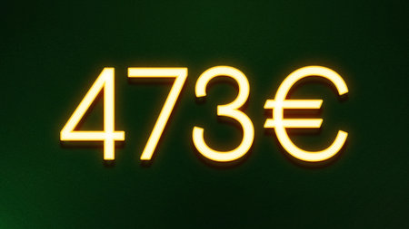 Illustration of a yellow neon background with the number forty-three