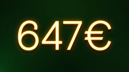 Illustration of a neon sign with the number of days left.