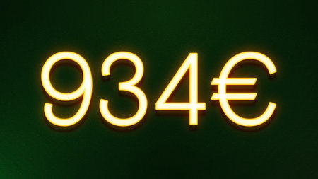 Illustration of a neon sign with the number ninety-three.