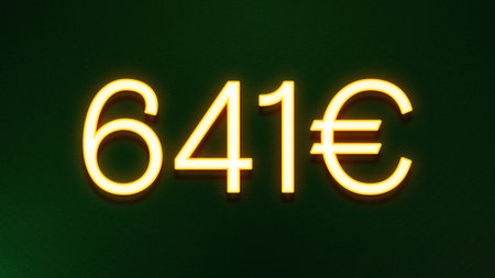 Illustration of a yellow light on a green background with the number 64