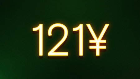 Illustration of a neon sign with the number 12 in the center