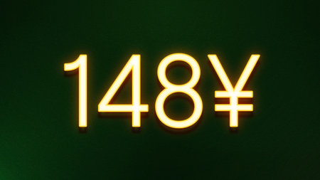 Illustration of a neon sign with the number 14 on a dark background