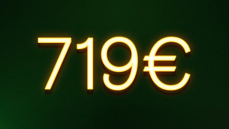 70 Years Anniversary Celebration Yellow Neon Sign 3D Illustration Design.