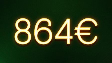 Illustration of a neon sign with the number eighty-six.