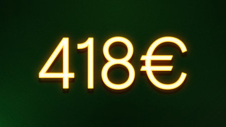 Neon number forty-eight on green background. Vector illustration.