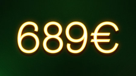 Illustration of a neon sign showing the number sixty-nine.