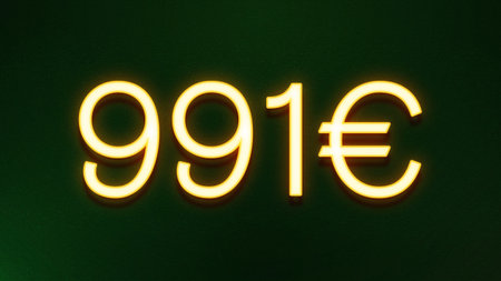 Illustration of a neon sign with the word 2019 on a dark background