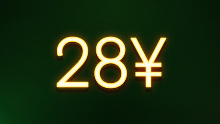 2022 neon sign on green background. 3d render illustration.