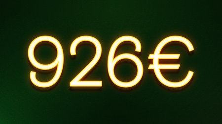 Illustration of a neon sign in the shape of the number 2019