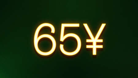 60 percent off neon sign on dark green background. 3d renderingの写真素材