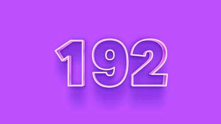 1212 white numbers on purple background. 3d rendering, 3d illustration.の写真素材