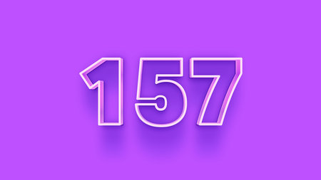 1717 white numbers on purple background. 1717 white numbers for banner, poster, greeting card, website design.の写真素材